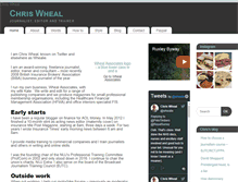 Tablet Screenshot of chriswheal.com